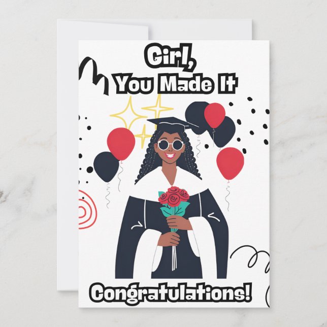 Abschluss Einladung (Vorderseite)