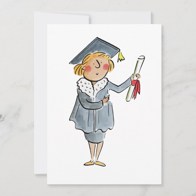 Abschluss Einladung (Vorderseite)