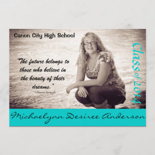 Abschluss-Einladung Einladung