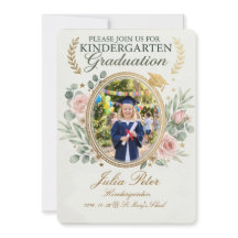 Abschluss-Einladung für Kinder, Vorschule, Kinderg