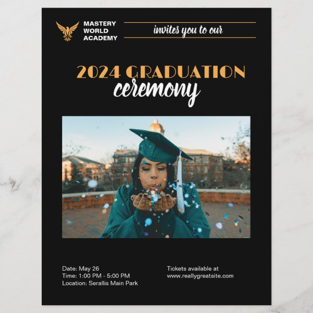 Abschluss Einladung Vorstandsankündigung Flyer (Vorne)