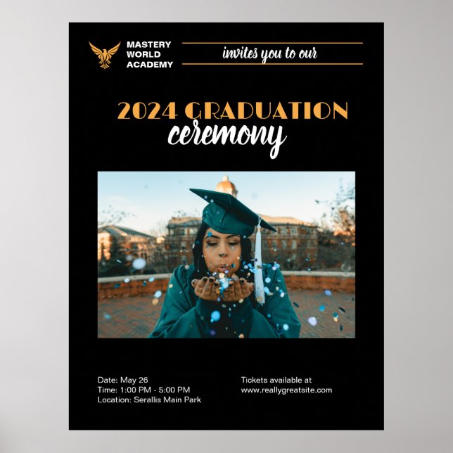 Abschluss Einladung Vorstandsankündigung Poster (Vorne)