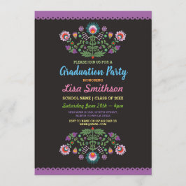 Abschluss-Einladungs-Party-Fiesta-Mexikaner laden Einladung