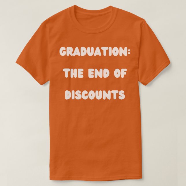 Abschluss Ende der Rabatte 2 T-Shirt (Design vorne)