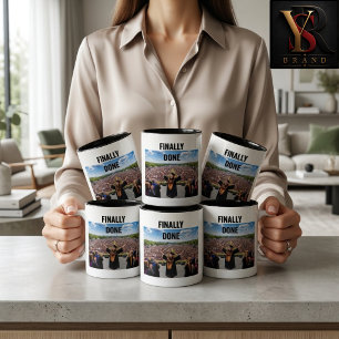Abschluss endlich geschafft Tasse   Lustige Abschl