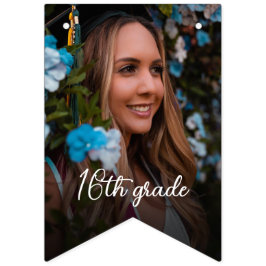 Abschluss Errungenschaften Stufen Fotos Moderne Wimpelkette