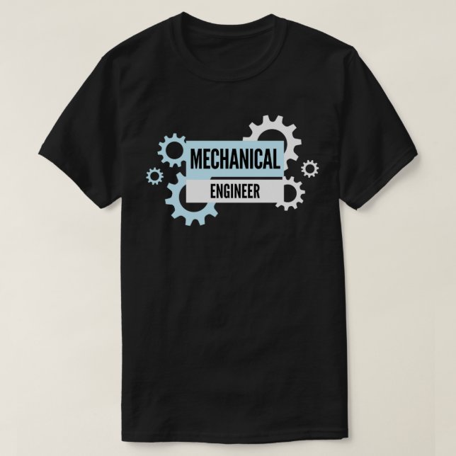 Abschluss-Fertigkeit des Maschinenbauassistenten T-Shirt (Design vorne)