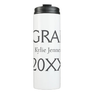 Abschluss fett gedruckter Name 20XX Abschlussjahr Thermosbecher