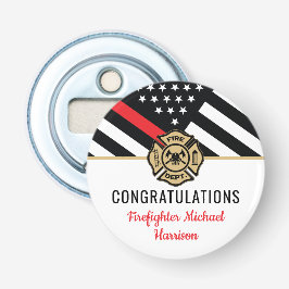 Abschluss Feuerwehr Feuerwehr Feuerwehrmann Flaschenöffner