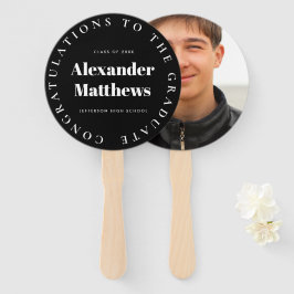 Abschluss Fieber Ihre Schule männliches Foto Schwa Fächer