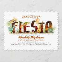 Abschluss Fiesta Einladung | mexikanisches Party