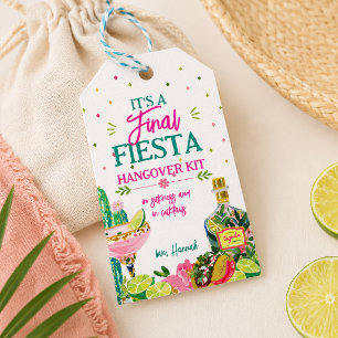 Abschluss-Fiesta-Kater-Kit-Geschenkanhänger Geschenkanhänger