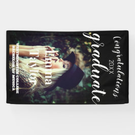 Abschluss Foto Elegante Skriptklasse Banner