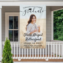 Abschluss Foto & Elegantes Schwarzes Skript-Jahr