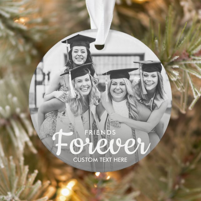 Abschluss Foto Friends Forever Memory Keepake Ornament (Baum)
