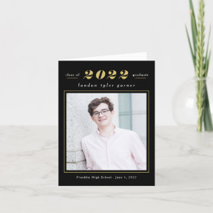 Abschluss-Foto für einfache Statistiken Danke Kart