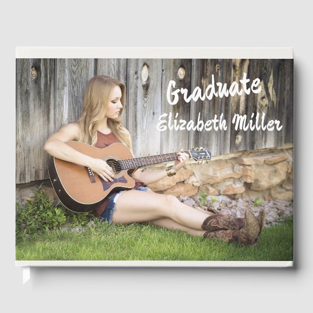 Abschluss Foto Gästebuch (Vorderseite)