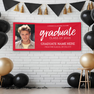 Abschluss Foto - Grad Red Virtual Banner
