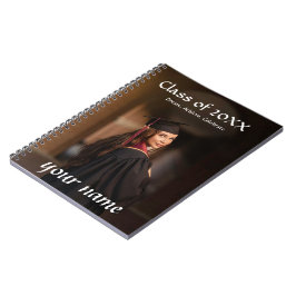 Abschluss Foto Notebook - Individuelle Name Notizblock