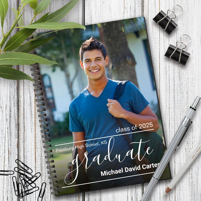 Abschluss-Foto-Notebook | Klasse 2025 Notizblock (Von Creator hochgeladen)