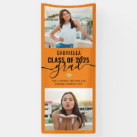 Abschluss Foto Orange School Colour