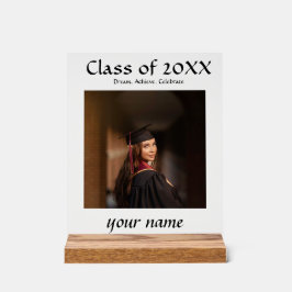 Abschluss Foto Party Signaturen - Individuelle Nam Acrylschild