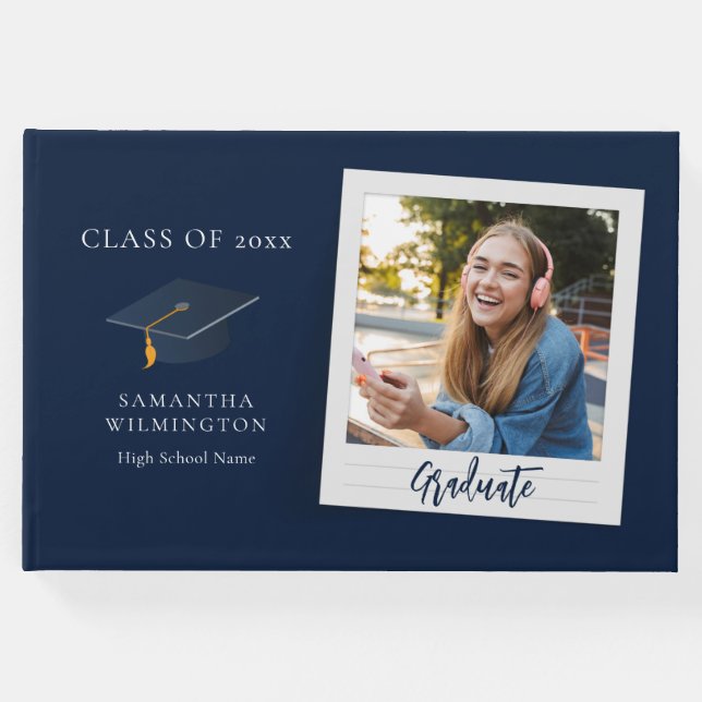 Abschluss Foto Script Party Gästebuch (Vorderseite)