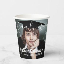 Abschluss Foto Simple Modern Open House Party Pappbecher