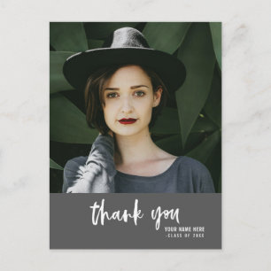 Abschluss Foto Vielen Dank Postkarte