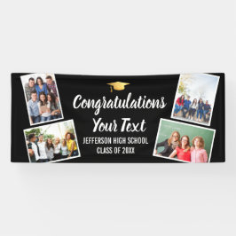 Abschluss-Fotosammlungs-Glückwunsch für alle Farbe Banner