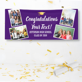 Abschluss-Fotosammlungs-Glückwunsch für alle Farbe Banner