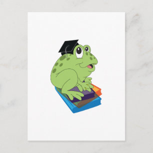 Abschluss Frog Ankündigungspostkarte