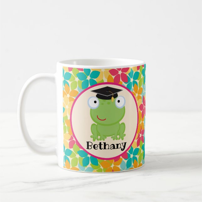 Abschluss Frog Grad Geschenk Idee Kaffee Tasse (Links)