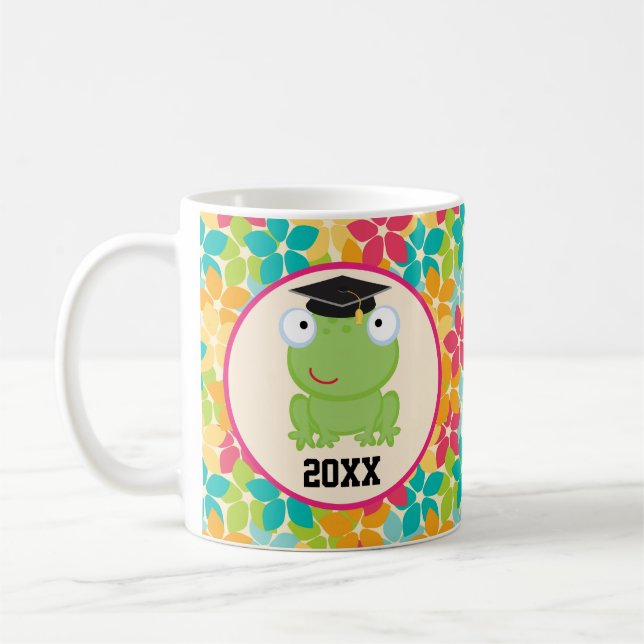 Abschluss Frog Grad Geschenk Idee Kaffee Tasse (Links)