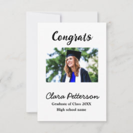 Abschluss fügen Name-Klasse von 20xx-Glückwünschen