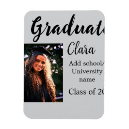 Abschluss fügen Name-Klasse von 20xx-Glückwünschen Magnet