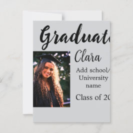 Abschluss fügen Name-Klasse von 20xx-Glückwünschen Postkarte