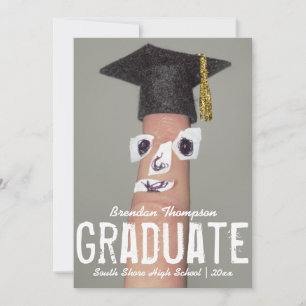 Abschluss Funny Grad Cap Cartoon 2023 Graduate Ankündigung