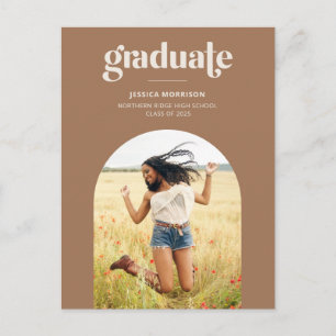 Abschluss für die Desert Neutrals des Graduate Arc Postkarte