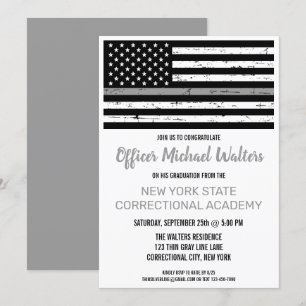 Abschluss für die Korrektur der dünnen grauen Lini Einladung