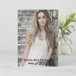 Abschluss für einfachen FotoCollage Grad Ankündigung