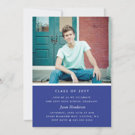 Abschluss für Farbblöcke laden Einladung