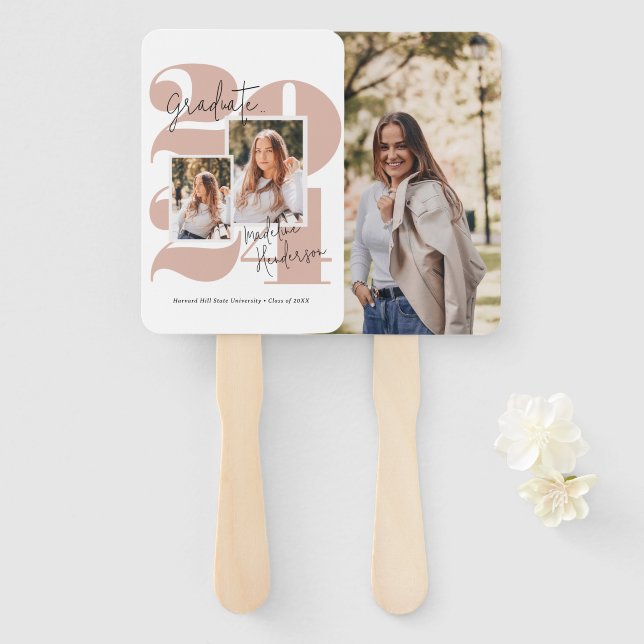 Abschluss für FotoCollage der Klasse 3 Fächer (Vorne und Hinten)