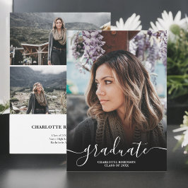 Abschluss für Fotos mit Schwarzweißkennziffern Ankündigung