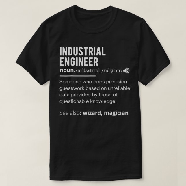 Abschluss für Industrietechnik T-Shirt (Design vorne)