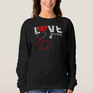Abschluss für Krankenschwester und Krankenpflege R Sweatshirt