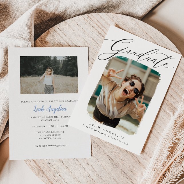 Abschluss für künstlerisches Gerahmtes Foto Einlad Ankündigung (Von Creator hochgeladen)