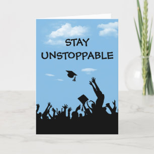 Abschluss für nicht zu stoppenden Text bleibe Karte