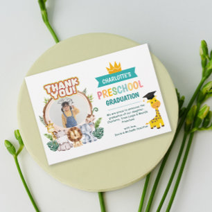 Abschluss für tierisches Foto Einladung