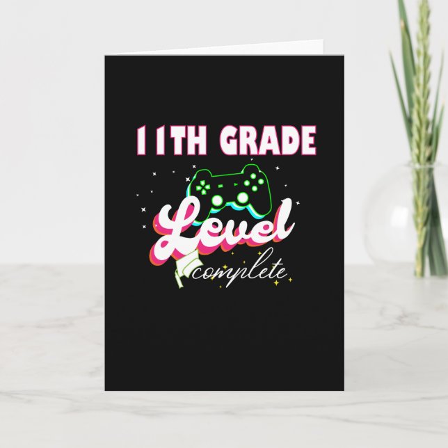 Abschluss Gamer Abschluss der 11. Klasse Karte (Vorderseite)